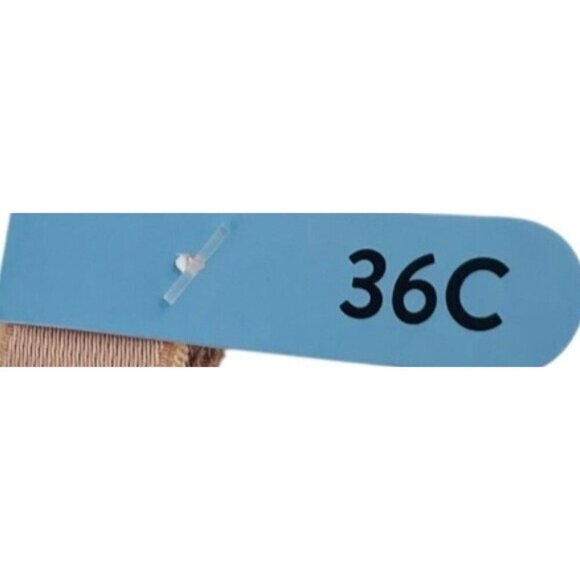 Bali Lift Moderate Coverage Bra 36C Adjustable Straps Nylon/Spandex Beige - Picture 4 of 6